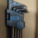 DISEN 9 Pieces Torx Star Allen Wrench Set, Long Arm Star Key Set T10-T50, Chrome Vanadium Steel