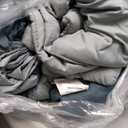 Monbix Queen Comforter Set - 7 Pieces Blue Green Bed in a Bag Queen Bedding Sets with Comforters, All Seasons Comforter Bed Set with Sheets,Pillowcases & Shams (Queen(90"X90"))