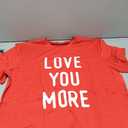 NEWKA Family Valentines Shirts Couples Matching Valentine T-Shirt Love You More Mommy and Me Tee Tops