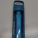 LifeStraw Go Series Water Filter Bottle - BPA-Free, Removes Bacteria, Parasites, Microplastics, Improves Taste, 22oz, Aegean Sea