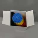 Spiky Massage Balls- 3PCS (Firm, Medium and Soft) Muscle Massager Ball for Feet, Back, Neck, Muscles, Hands Massager Roller for Plantar Fasciitis, Foot Arch Trainer, Exercise, Physical Therapy (3color)