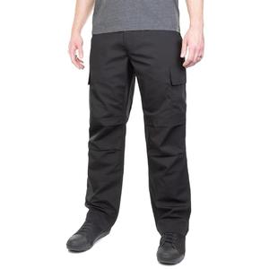 LAPG Men's Core Cargo Tactical Pants, Stretch Waistband, Lightweight & Durable Ripstop CCW Cargo Pants for Men, Black, Size: 36W x 36L