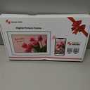 Frameo 10.1" Digital Picture Frame with 32GB Memory WiFi Electronic Photo Frame Wood 1280 x 800 IPS Touch Screen Auto-Rotate Slideshow Wall Mountable Share Photos/Video Remotely Anywhere