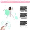 Wireless Rechargeable Camera Remote Shooting Grip Tripod with OLED Screen