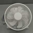 8" Portable Oscillating Standing Fan, 8000mAh Rechargeable Pedestal Fan with Remote, Foldable Quiet Travel Fan, 8H Timer, Height Adjustable, Floor & Desk fan for Bedroom, Camping, Office