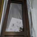 Computer Desk, Foldable Desk, Home Office Desks, Solid Wood Writing Desk, Mid Century Modern Desks, Oak Study Table, Folding Desks for Small Spaces, 39.4 W x 27.6 H x 13.6 D Inches, Walnut