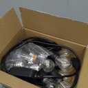 Mlambert 3 Color Outdoor LED Dimmable String Lights for Patio with Remote, Plug in 48FT Waterproof Shatterproof Edison Bulb Lights for Bistro Pergola (Black)