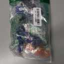 Earbud Headphones Bulk 12 Pack Multicolored Wired Earphones SPT-12MX Individually Wrapped Ear Buds Muti Packs for Kids School Classroom Students