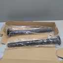 Adjustable Metal Desk Leg 21~36 Inch, Adjustable Metal Table Legs, Home Office DIY Furniture Leg Set, for Computer Desk Dining Table Office Desk (2, Black)