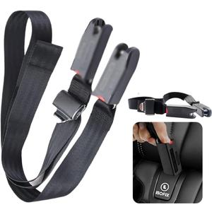 1 Pack Fixing Strap Pads Compatible with Universal Isofix Kids Seat Car Fixing Straps with Latch Interface Accessory