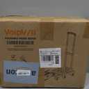 Folding Hand Truck 500lbs, Portable Heavy Duty Dolly Cart, 6 Wheels Collapsible Luggage Cart with 2 Elastic Ropes - Compact Trolley Cart for Easy Moving - Ideal Hand Cart for Travel and More (17, Black)