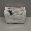 Small Kitchen Linen Curtains 45 Inch Length 2 Panel Set for Windows Rustic Country Linen Cotton Light Filtering Drapes Privacy Pinch Pleated Back Tab Semi Sheer Curtains 45 Inches Long Beige White