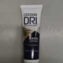 Certain Dri Antiperspirant Hand Lotion, 24-Hour Sweat Protection for Excessive Sweating & Palmar Hyperhidrosis, Fast-Drying, Non-Greasy, Fragrance-Free Formula, Dermatologist-Tested, 1.3 oz