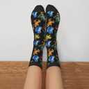 Taekifiyy Frog Funny Socks Novelty Crew Socks For Women Men