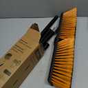 PBHEPJ 18 Inchs Push Broom Outdoor Heavy Duty, Shop Broom with 60" Long Handle for Cleaning Outdoor or Indoor Tile, Garage, Shop, Deck, Concrete, Wood, Stone, Patio Floor