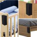 20pcs Headboard Stoppers for Wall, 10pcs 20mm + 10pcs 3mm EVA Foam Headboard Bumper Pads Anti-Shake Furniture Pads Bed Noise Stoppers Wall Protector (Black)
