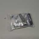 Ucreative Black 12PCS Aluminum Alloy Engine Spark Plug Wire Divider Separator Kit for 8mm 9mm 10mm Wire