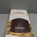 Solo Stove Bonfire Shelter - Weather-Resistant Round Cover for Solo Stove Bonfire Fire Pit and Accessories - PVC-Coated Polyester with Aluminum Reinforcement - Waterproof Year-Round Protection (Black)