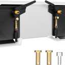 AUTOSAVER88 Universal Skid Steer Quick Tach Conversion Adapter Weld On QTK Bobtach Box Plate Weld On Quick Attachment Plate for Bucket Tractor