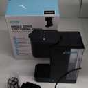 Single Serve Hot & Iced Coffee Maker with Strong Brew, 40oz Removable Reservoir, 6 Brew Sizes, Compatible with K Cup and Grounds, Compact for Home, Office, RV and Dorm, Black (2.0 Version)