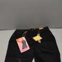 Hybrid & Company Womens Ultra Comfy Butt Lift Stretch Bermuda City Shorts (1, Black)