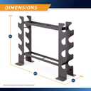 Marcy Weight Storage Organizer Racks for Dumbbells, Kettlebells, Weight Plates