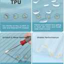 Travelkin Clear Luggage Cover Protectors For Suitcase Transparent TPU Suitcase Cover Protector Fit 18-32 Inch Luggage
