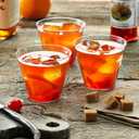2 x Party Essentials Disposable 9 oz Party Punch Cups | Old Fashioned Tumblers | Cocktail Glasses, 20 Count, Clear, Hard Plastic