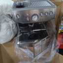 Breville BES881BSS Barista Touch Impress, Brushed Stainless Steel | Enjoy cold extraction functionality for cold brew beverages with this semi-automatic espresso machine with built-in grinder