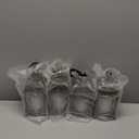 Vintage Lantern Decorative LED Flickering Flameless Candle with Timer, Battery Powered LED Decorative Hanging Golden Brushed Black Lanterns for Indoor Outdoor Garden Yard Home Decor(4 Pack)