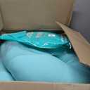 MOON PARK Pregnancy Pillows for Sleeping - U Shaped Full Body Maternity Pillow with Removable Cover - Support for Back, Legs, Belly, Hips - 57 Inch - Turqouise - Cooling Cover