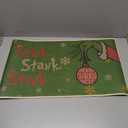 Merry Christmas Bath Mat Christmas Bathroom Rug for Kids Non-Slip Absorbent Washable Bedside Rug Bedroom Decor Entrance Door Mat for Shower Room and Bathtub