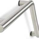 Seachrome Bathroom Grab Bar, 38 inch Stainless Steel, Right Handed Zuma Bar, 1 1/4 inch Diameter, Handicap Grab Bar, Safety Rail, Satin Stainless (Model: GWR-3638-QCR-SS)
