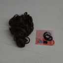 Messy Bun Hair Piece Claw Clip Bun Hair Accessories for Women Messy Wavy Curly Hair Bun Extensions Short Tousled Updo Synthetic Hair Bun Ponytail Extension(Medium chestnut Brown) (#8)