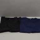 Basic T-shirts in a 2-pack Black/Blue, 2 Pack, Size Large