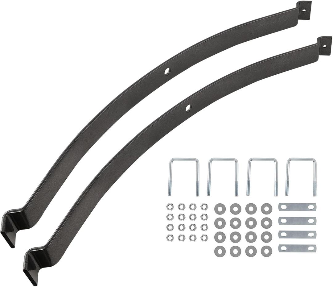 Helper Spring Kit 2000 lbs Heavy Duty Leaf Spring Load Assist for Pickup Trucks, SUVs & Trailers Enhances Rear Suspension Support & Towing Stability