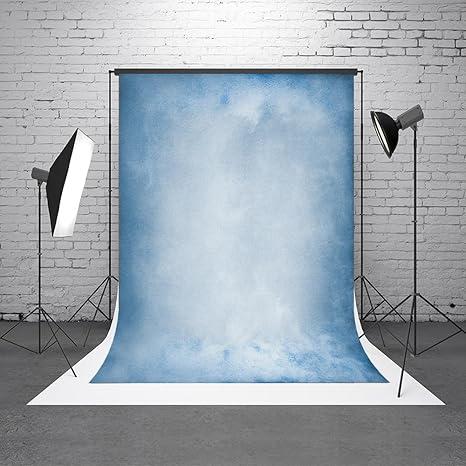 Photo Backdrop Blue Abstract Professional Backgrounds Portrait Photography Props Booth Backgrounds Photography Studio (6x9 ft.) Baby Shower Maternity Shoot Scene