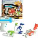 Discovery Dinosaur Construction Set, 90-Piece Action Model Build Kit, Kid-Safe Electronic Tools & Screws, Create T-Rex Triceratops, Prehistoric Monster Learning STEM Toy for Paleontologists
