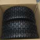 13x5.00-6 Tire and Inner Tube Set, TR-13 Straight Valve Stem, Replacement Riding Mower Front Wheel Assembly, 2 Pack