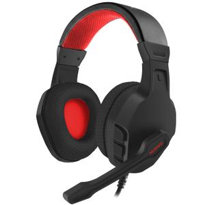 NUBWO U3 Gaming Headset with Mic for PC, PS4, PS5, Xbox 1, Mac, Switch, Wired Over-Ear Gaming Headphones with Mic Clear Call, Lightweight & in-Line Control-Red