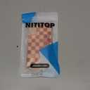 NITITOP Compatible with iPhone 16 Case with Wrist Strap Kickstand Cute Trendy Checkerboard Plaid for Women Girls Slim Fit TPU Silicone Shockproof Full Camera Protective Cover - Pink