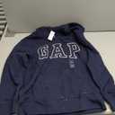 GAP Boys' Logo Hoodie Hooded Full Zip Sweatshirt (XX-Large, Tapestry Navy)
