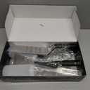 Griddle Accessories Kit for Blackstone, Camp Chef, Weber and Other Flat Top Grill, 10 Pieces BBQ Accessories, Includes Spatula Set, Wide Scooper, Squeeze Bottle & Egg Ring