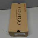 Coutgo Women's Pointed Toe Mule Sandals (8, Nude)