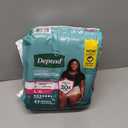 Depend Fresh Protection Adult Diapers, Incontinence Underwear for Women, Disposable, Maximum, Large, Blush, 17 Count