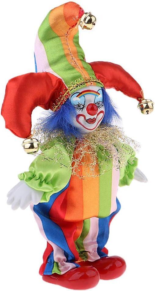 Clown Doll Clown Figure Doll Halloween Ornaments Home Table Desk Top Decor - #6