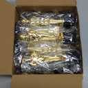 Bedwina Gold Trophy Award Mini Trophies Bulk  (Pack of 12) 6 Inch Tall Plastic Golden Statue Award, Party Themed Decorations, Winners or Appreciation Gifts Game Prizes for Adults & Kids