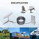 LUCMO Starlink Cable 15FT for Starlink Actuated Gen 2 Dish and Router, Replacement Extension Cable Waterproof (15FT / 4.6M), Grey