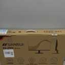 SANSUI 27 Inch Computer Monitor 120Hz, FHD 1080P Monitor, HDMI DP Ports FreeSync, HDR 110% sRGB, Tilt Adjustable Frameless VESA Compatible for Office and Home (ES-27F2, HDMI Cable Included)