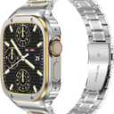 Stainless Steel Band with Case for Apple Watch Bands Ultra 3/2/1